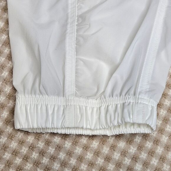 Athleta White Sheer Relaxed Fit Breathable Activewear Parachute Cargo Pants - Picture 11 of 16